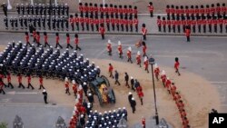 Tang lễ Nữ hoàng Elizabeth II hôm 19/9/2022. Photo: Rupert Frere/Ministry of Defence via AP.