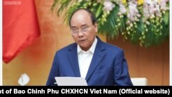 Thủ tướng Nguyễn Xuân Phúc tại phiên họp chính phủ, 2/4/2019